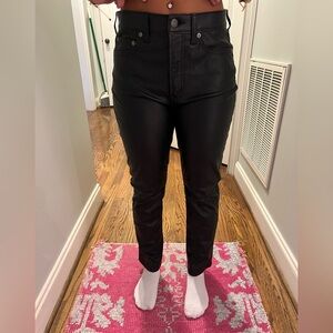 GAP LEATHER JEANS